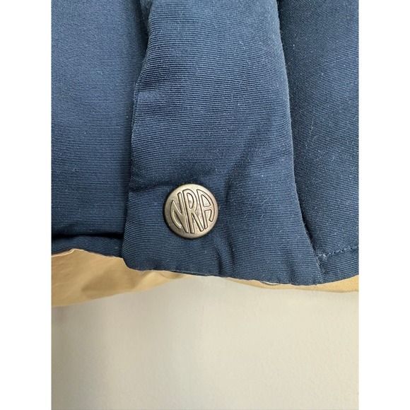 VTG American Rifleman Mens Reversible Goose Down Puffer Vest NRA Large - Picture 5 of 11